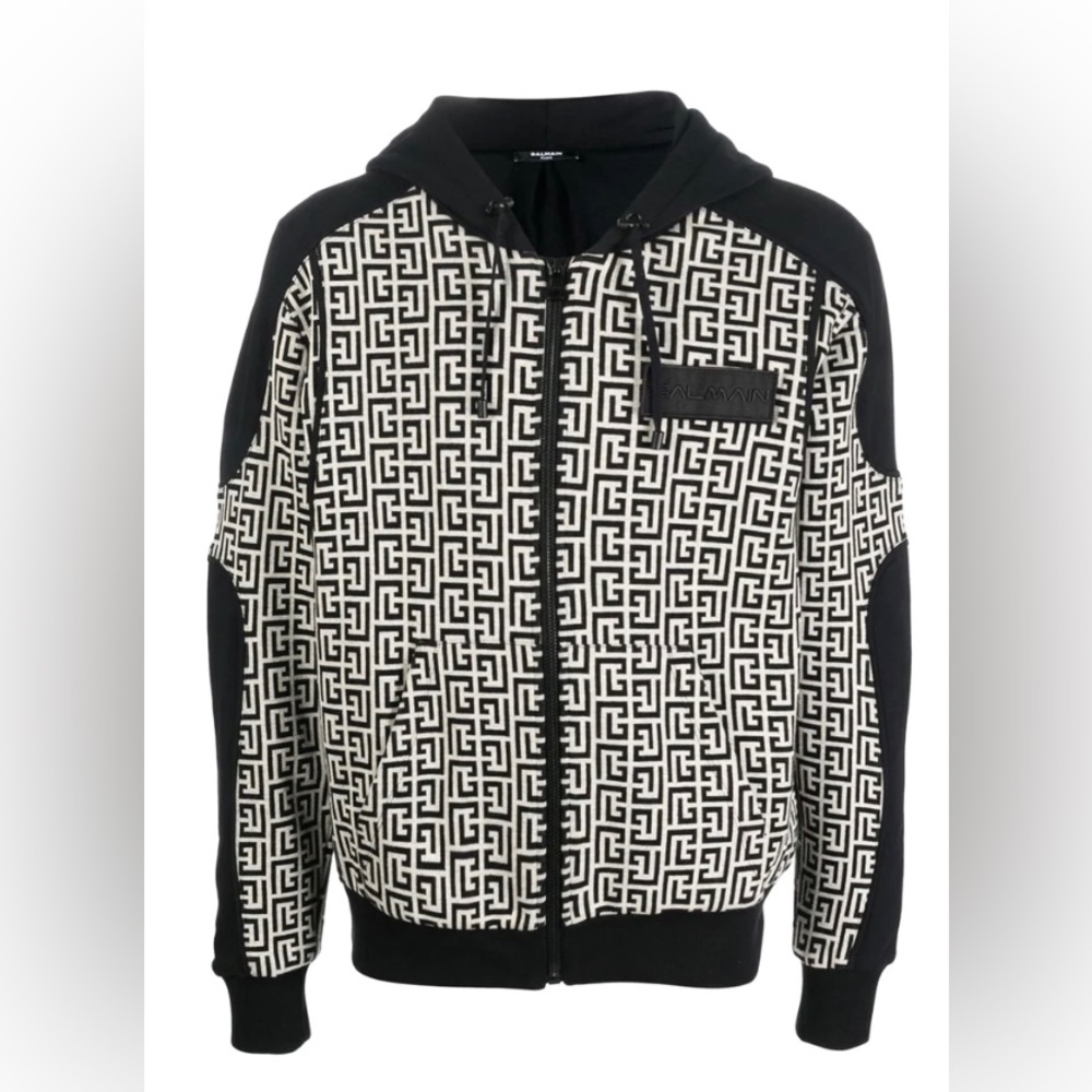 Balmain Paris PB Monogram hoodie